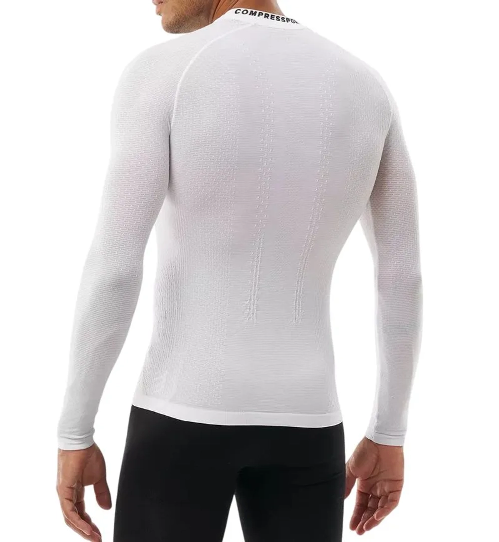 Компрессионная одежда Compressport 3D Thermo Ultralight Long Sleeve - white