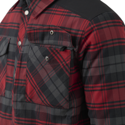 Helikon-Tex Winter Warden Shirt - Slate Crimson Plaid