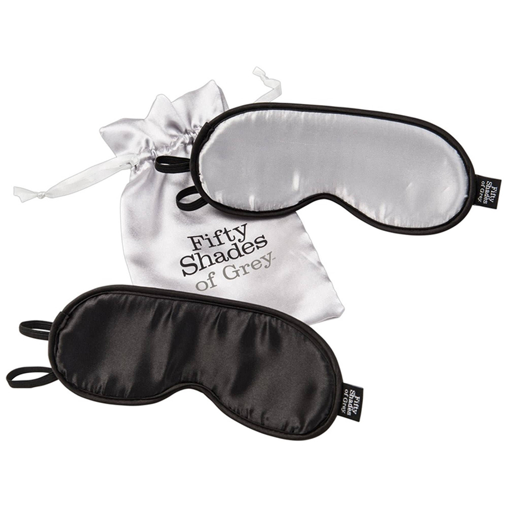 Набор из двух масок на глаза Fifty Shades of Grey No Peeking Soft Twin Blindfold Set