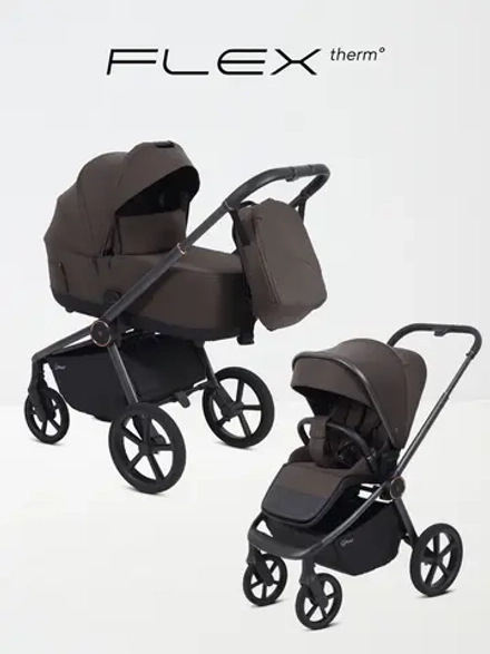Коляска детская RANT "FLEX Therm" (2в1) RA112 Shine Brown