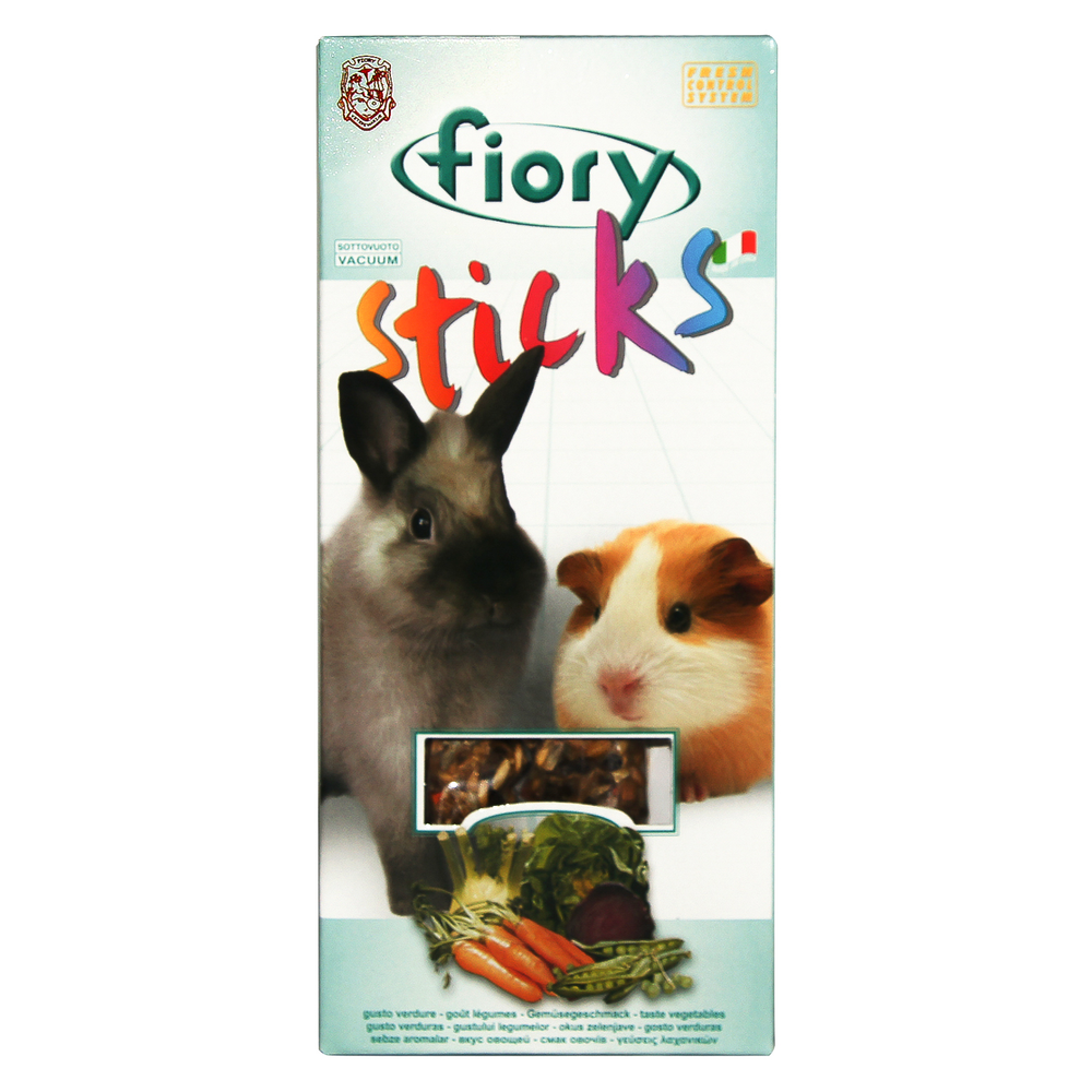 FIORY палочки для кроликов и морских свинок Sticks с овощами 2х50 г