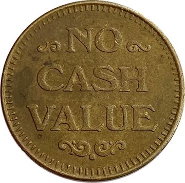 Игровой жетон «NO CASH VALUE» (маленький)