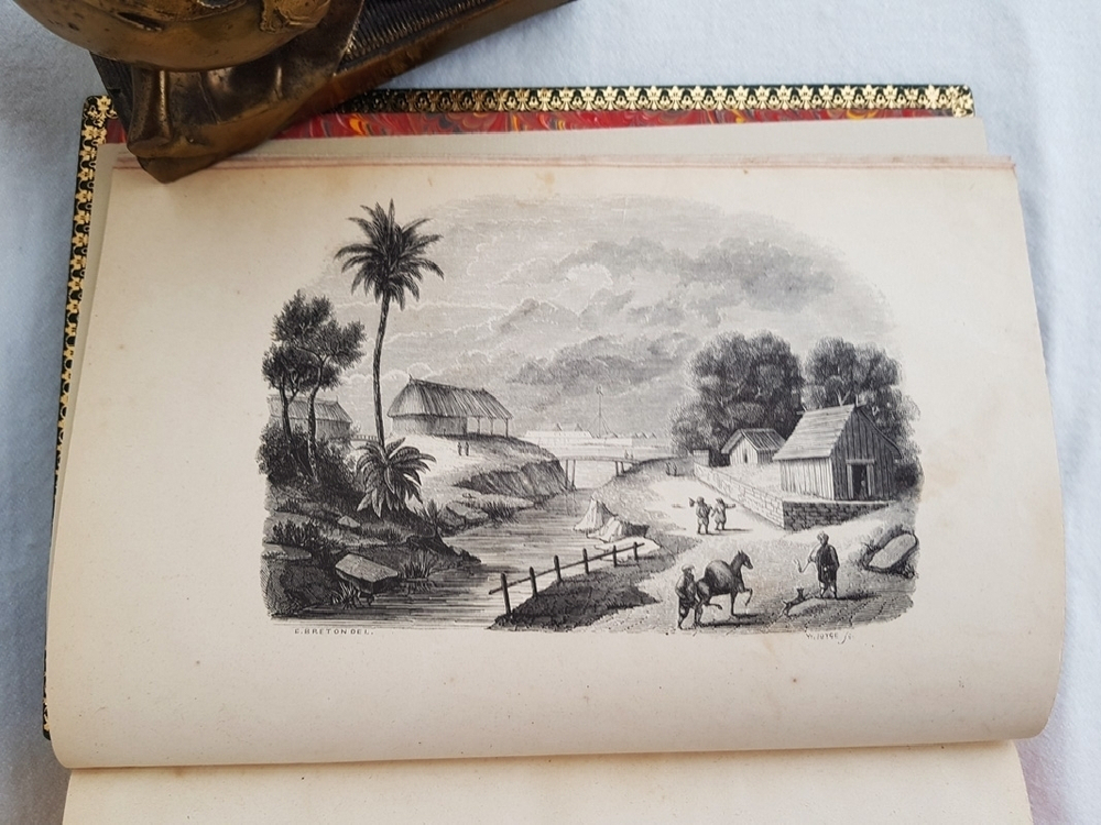 "Нравы, обычаи и памятники всех народов земного шара". . 1846г. - антикварное издание
