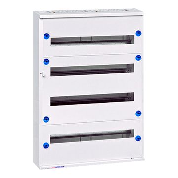 Щит накладной стальной 96 модулей (4х24) метал.дверца Schrack Technik Modul 160 Compact ILC2A424--(K)