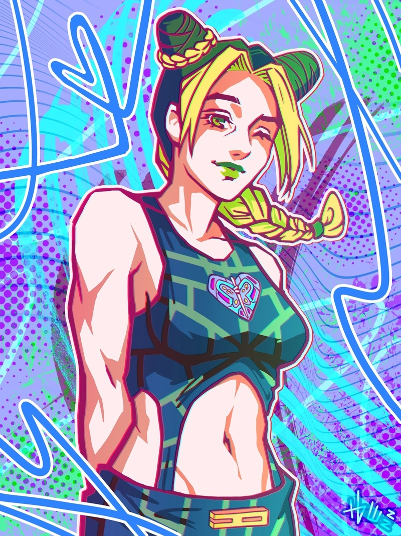 Открытка JoJo «Jolyne»