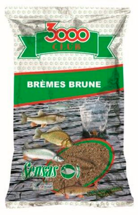 Прикормка Sensas 3000 Club BREMES Brune 1кг