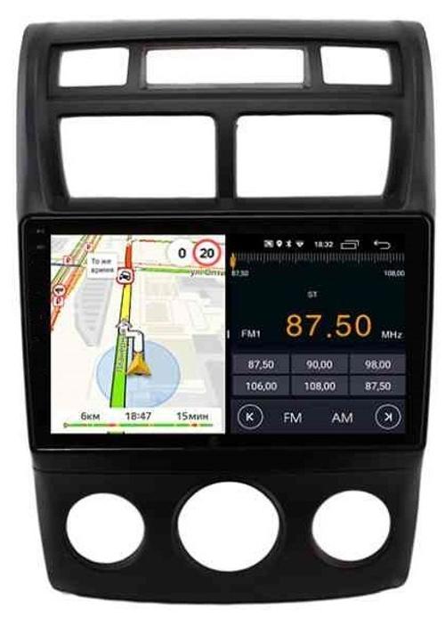 Магнитола для KIA Sportage 2008-2010 (кондиционер) - Parafar PF536-ACRN2K на Android 13, Быстрая, QLED+2K, CarPlay, 4G SIM-слот