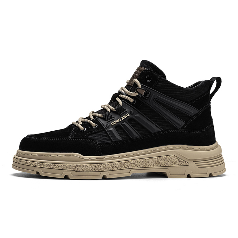 ABCIU Work Boots Unisex High top Black