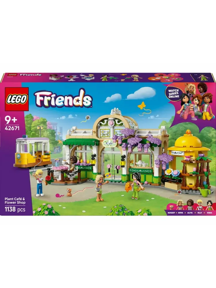Конструктор Friends 42671 Зеленое кафе и магазин цветов