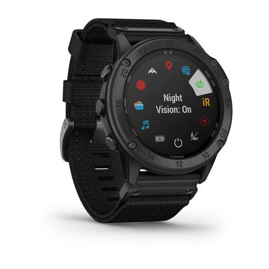 Военные смарт часы Garmin Tactix Delta Solar черный DLC 010-02357-11 (нейлон)