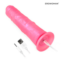 Розовый вибратор 22см Bior Toys Erowoman-Eroman LET-14009