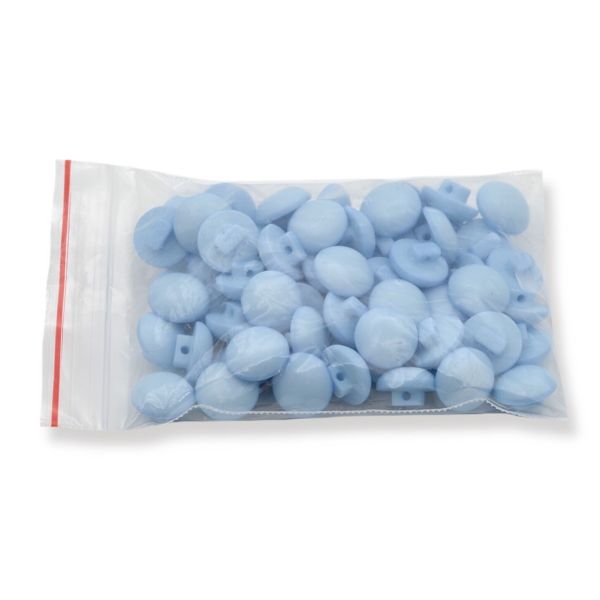 Пуговицы на ножке 18L=11 мм, пластик (blue 1 (синий 1)), 72 шт, PS20