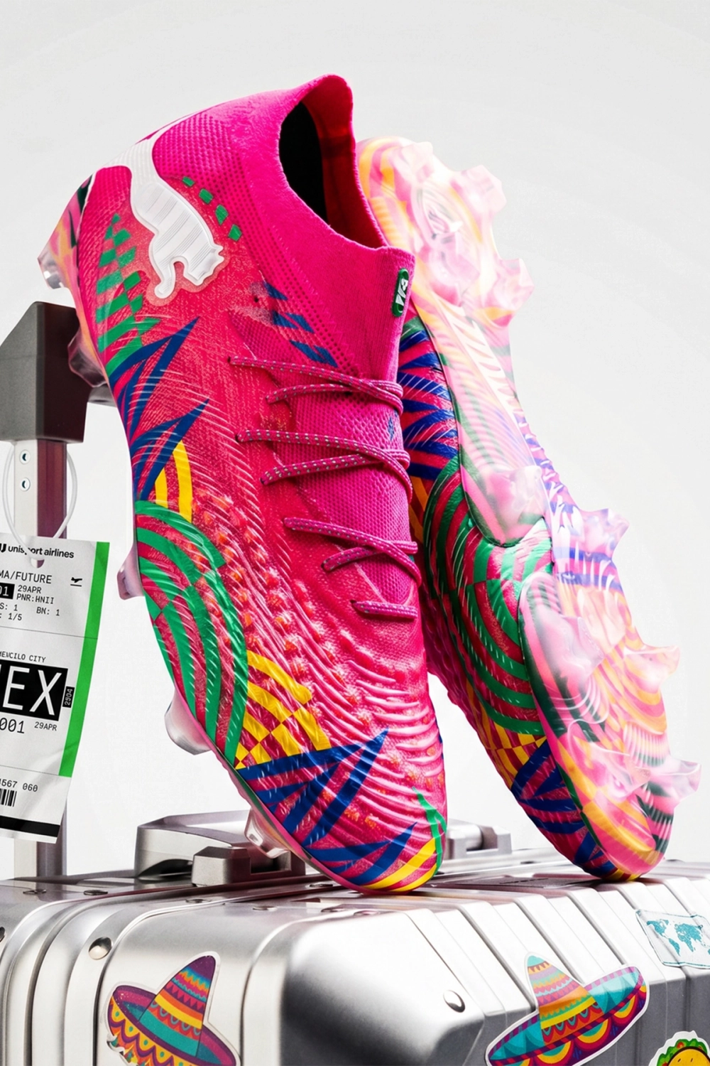 Бутсы Puma Future 9 Ultimate CA MX FG - розовый