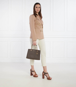 Сумка-трапеция MD SATCHEL Michael Kors - коричневый(30S4GCYS2B)
