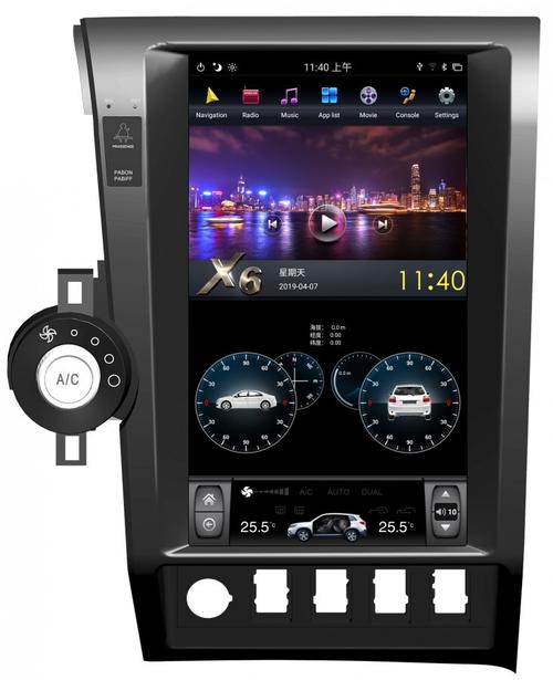 Магнитола для Toyota Tundra XK50 2007-2013, Sequoia XK60 2007-2022 - Kuberg ZF-1818-Q6 вертикальный экран в стиле "Тесла" на Android 11, CarPlay, 4G SIM-слот