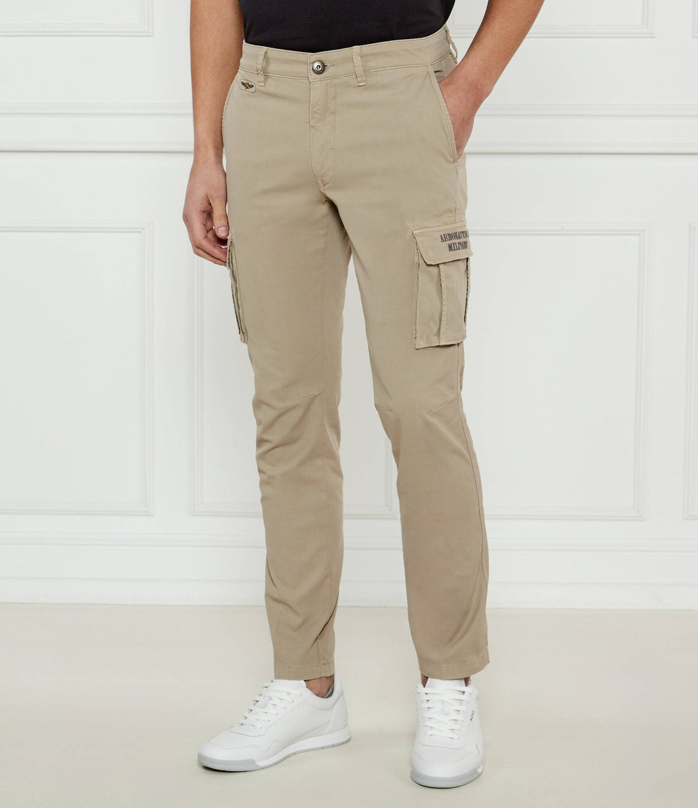 Брюки карго Aeronautica Militare - бежевый(PA1329CT2443)