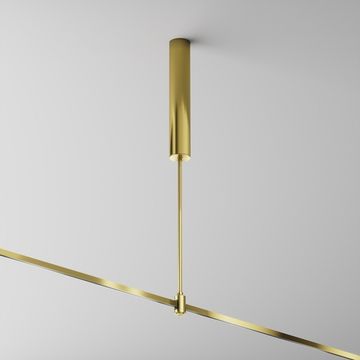 Основание потолочное Long 385 мм для блока питания с вводом питания 24V TRA159C-BB1-BS латунь Flarity Maytoni