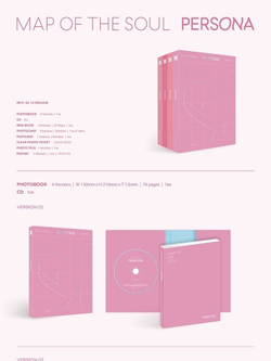 Альбом BTS - Map Of The Soul: Persona Album 4 Version SET