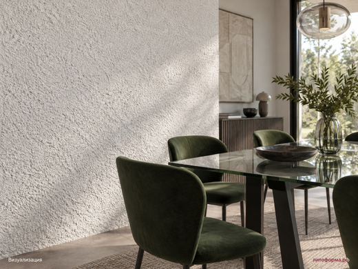 Гибкий камень Минерал Белый для стен — цена за м²