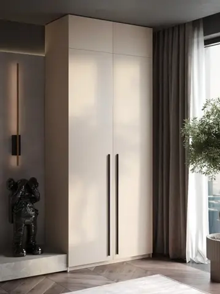 Шкаф распашной Lorena 3, кашемир, с антресолью, 80 см