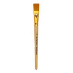 Кисть синтетика плоская №18, 5 шт, короткая ручка, Mr.Painter SBF 204-18