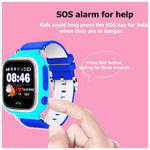 Детские умные часы Smart Baby Watch Q90 Wi-Fi, розовый