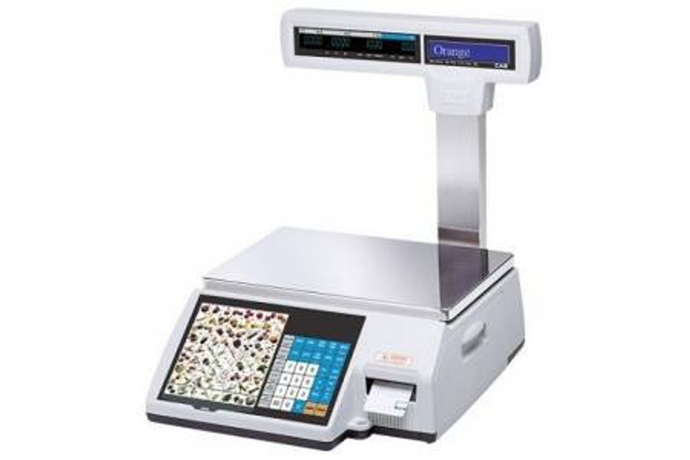 Весы с печатью этикеток - для торговли  - CAS CL-5000J-06IP (TCP/IP)