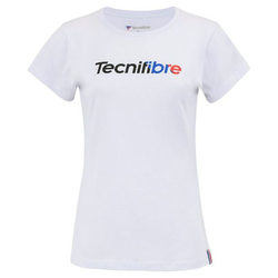 Футболка для девочки теннисная Tecnifibre Club T-Shirt Girls - белый