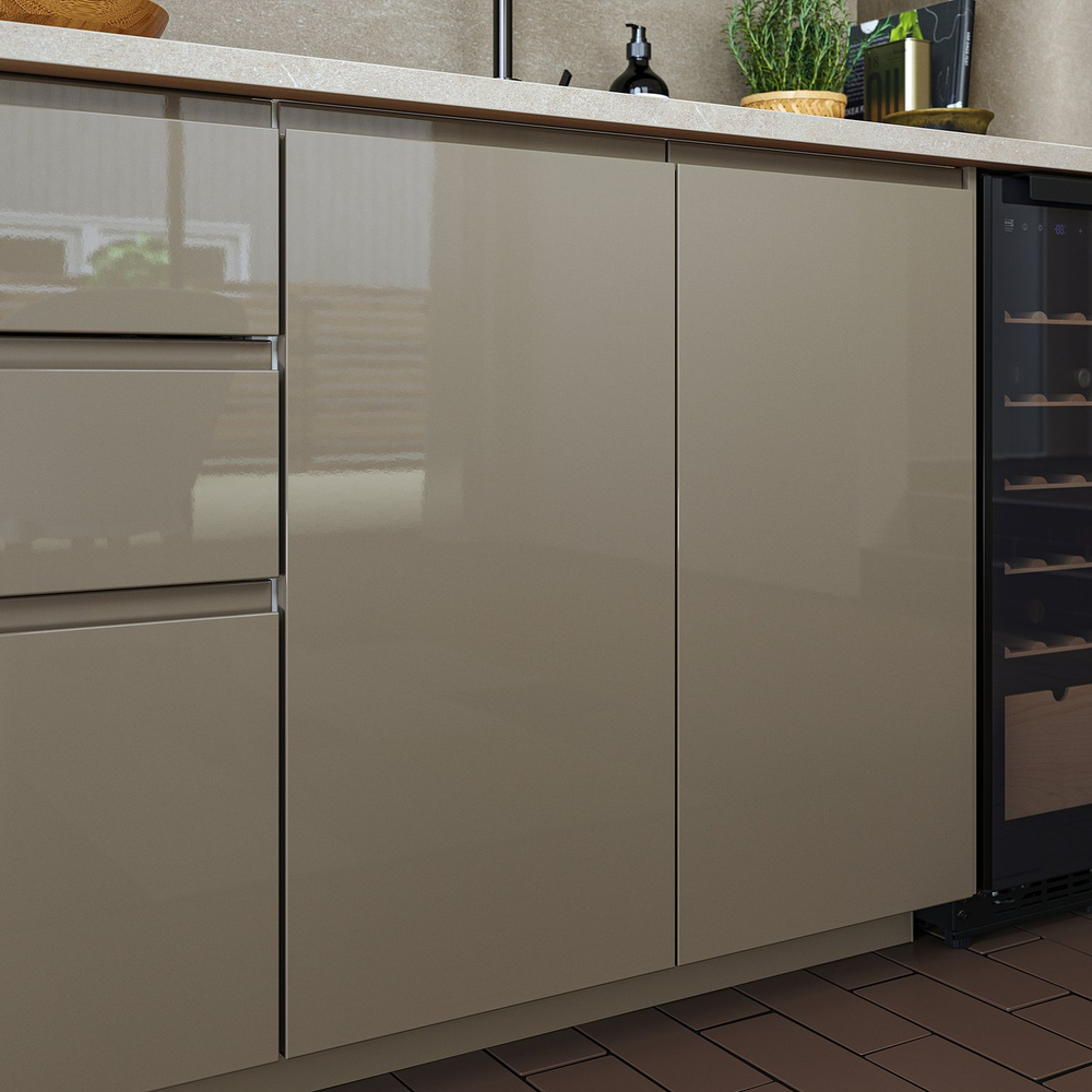 IKEA VOXTORP  (ИКЕА ВОКСТОРП)  -  Дверца - глянец тёмно-серо-коричневый 40x40 см