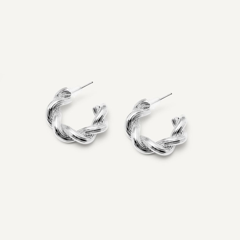 Серьги Изящное Переплетение – Серебро