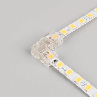 Коннектор угловой FIX-MONO-5mm-2pin-STS (Arlight, Прозрачный)