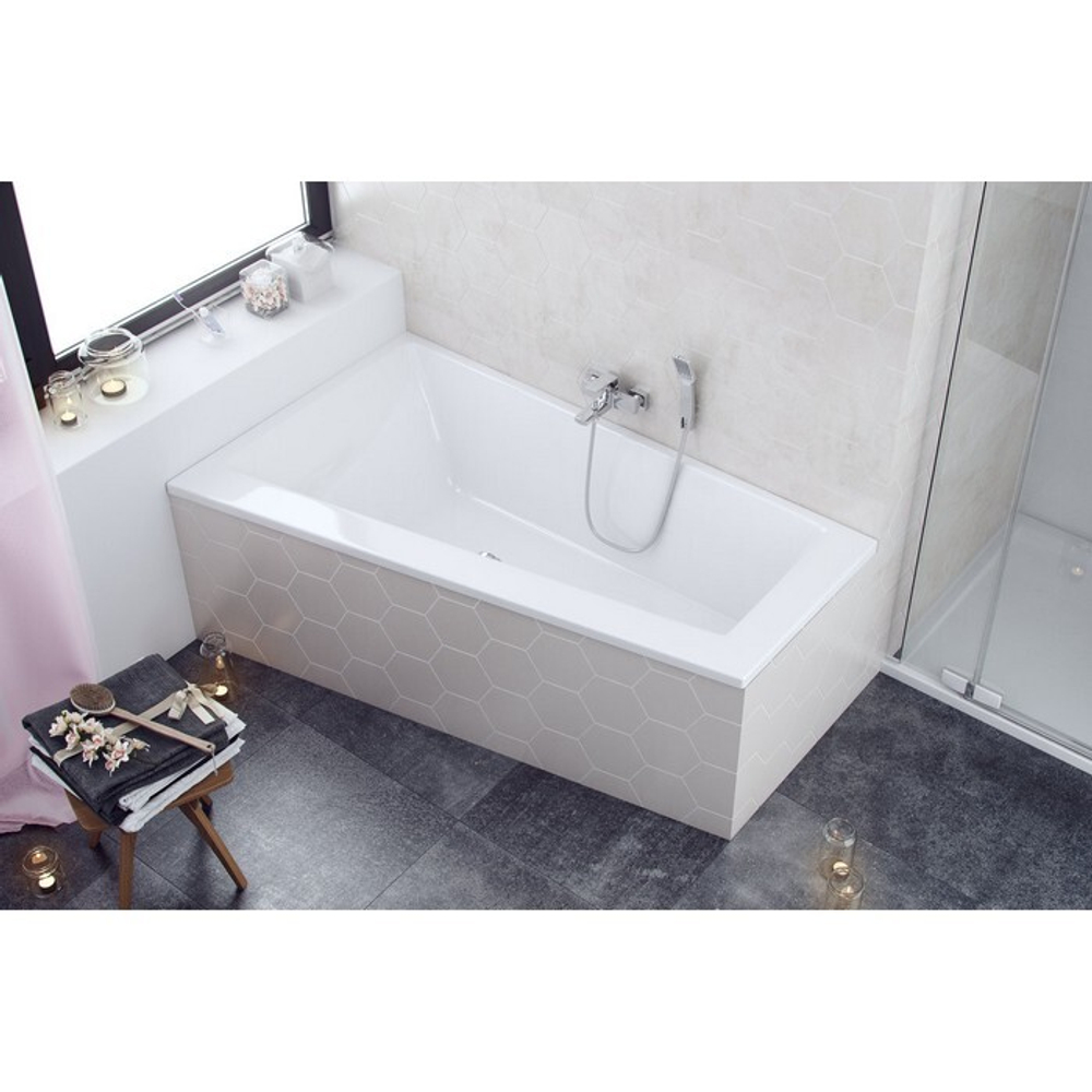 Акриловая ванна Excellent Sfera Slim 170x100 лев. WAEX.SFL17WHS