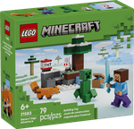 Конструктор Лего Майнкрафт Приключения Стива в тайге 21583 | LEGO Minecraft Steve’s Taiga Adventure  | 79 деталей | 6+