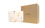 COACH Card Case Canvas Card Holder Women"s White