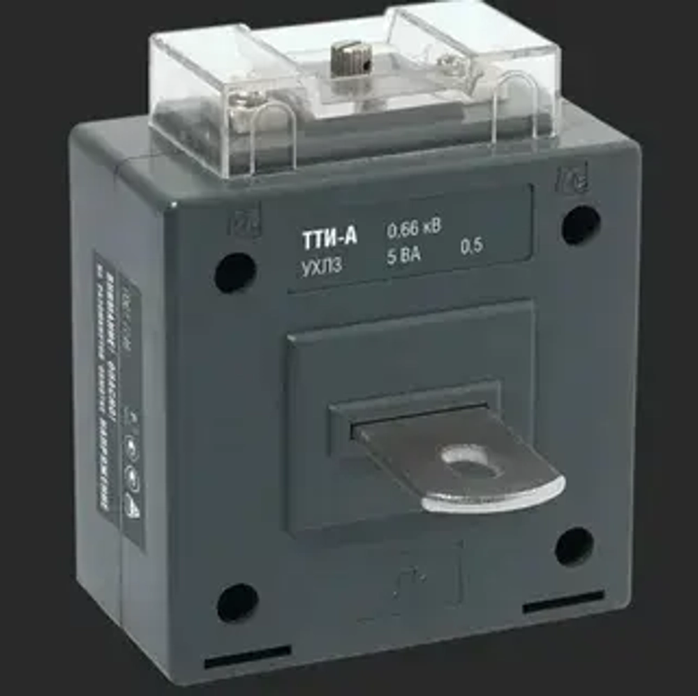 Трансформатор тока с шиной ТТИ-А 250/5А 5ВА класс 0,5 IEK  арт. ITT10-2-05-0250