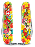 Нож My First Victorinox Parrot Edition, 84 мм, 9 функций, красный 0.2373.E3