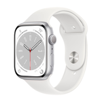 Умные часы Apple Watch Series 8 GPS, 45mm, Aluminium Case with Sport Band M/L, Silver (Серебристый)