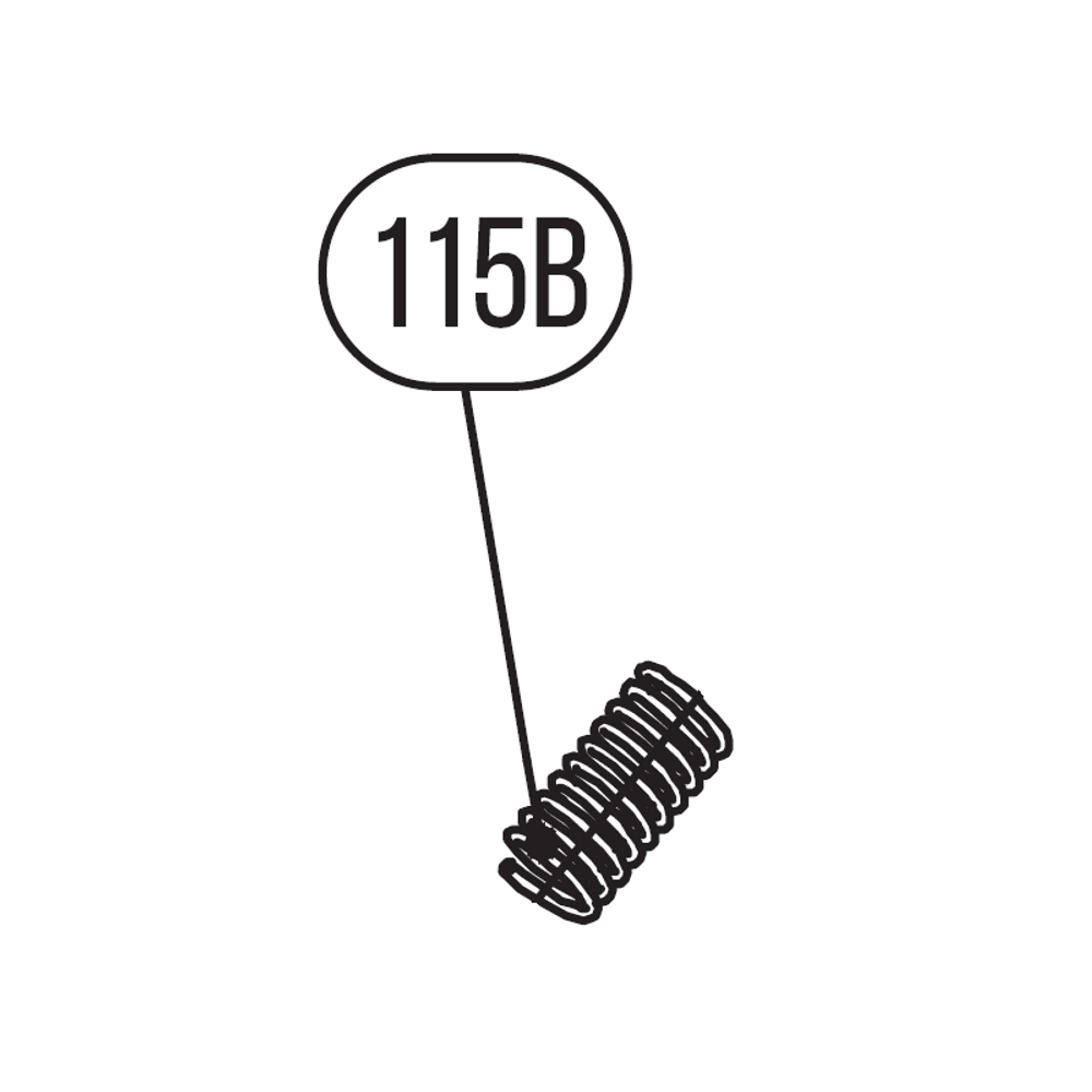 Запчасть №115B для HGSR. Пружина