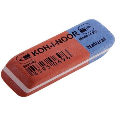 Ластик красно-синий 001451 (Koh-I-Noor)