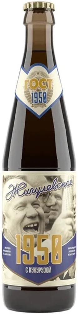 Пиво Таркос Жигулевское 1950 с Кукурузой / Tarkos Zhigulevskoe 1950 0.45 - стекло