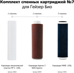 Комплект картриджей Гейзер №7
