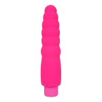 Розовый силиконовый вибратор 15см Bior Toys Cosmo CSM-23091