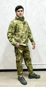 Тактический камуфляжный костюм softshell