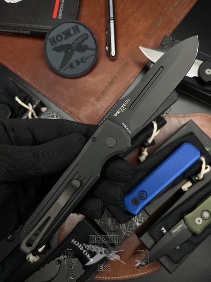 Складной нож PRO-TECH PROMETHEUS WERX 1805 c клинком из стали 154CM, рукоять алюминий