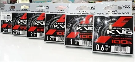 Леска флюорокарбон YGK KVG Fluorocarbon 50м # 1.2 d-0.185мм