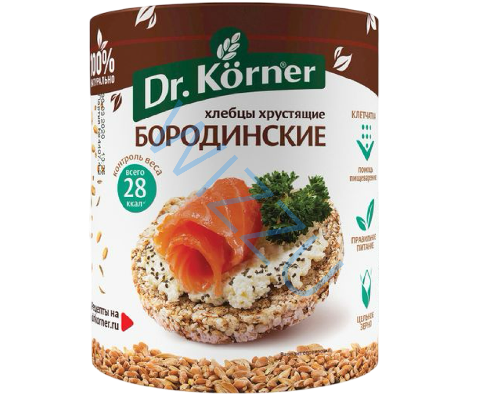 Хлебцы хрустящие Dr Korner Бородинские100г