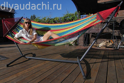 Гамак плетеный МЕХИКО одноместный цветной
