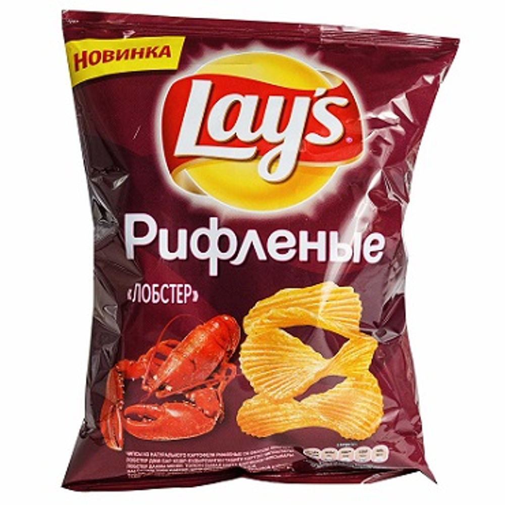 Чипсы Lays 140 гр Лобстер рифл. (19)