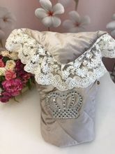 Зимний серебристый конверт "Императорский" Luxury Baby