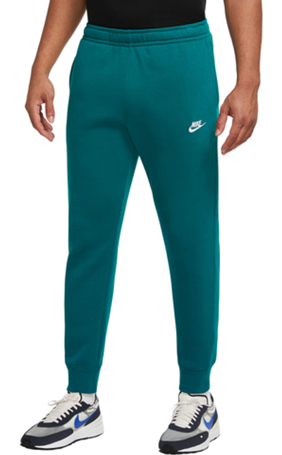 Мужские теннисные штаны Nike Sportswear Club Fleece - geode teal/geode teal/white